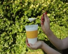 Yoğurt ve Müsli Kabı (Sarı)