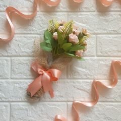 Somon Yapay Çiçek Buketi