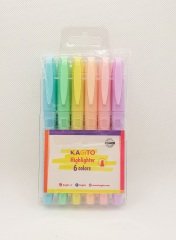 Kagito Pastel Highlighter Kalem (6'lı Set)