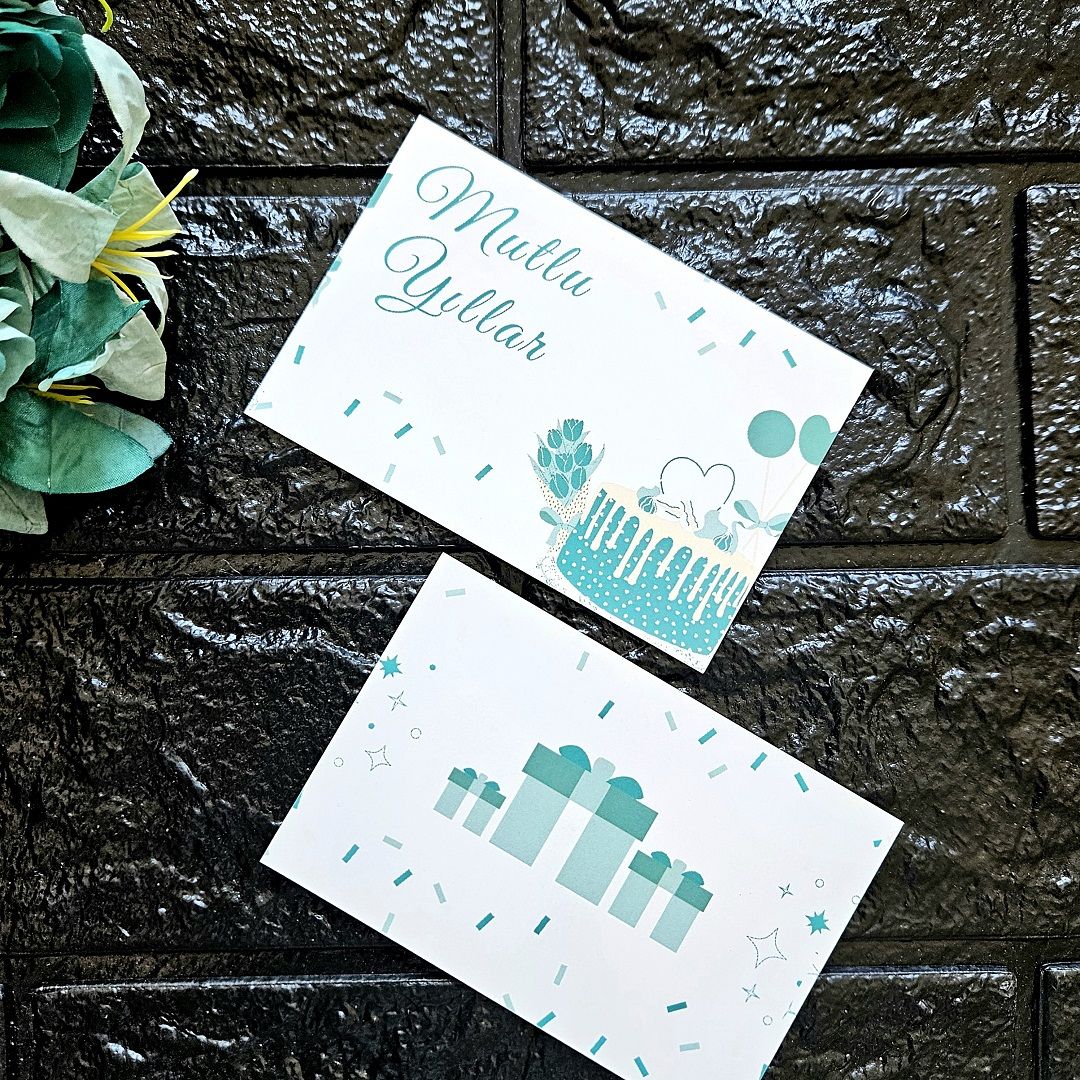 Mutlu Yıllar Not Kartı