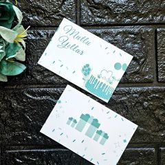 Mutlu Yıllar Not Kartı