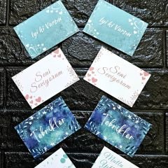 Seni Seviyorum Not Kartı