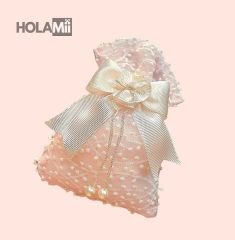 Soft Pink Beyaz Sabun Kesesi (2'li Set)