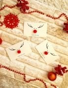 Happy New Year Geyik Temalı Kutlama Kartı