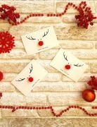 Happy New Year Geyik Temalı Kutlama Kartı