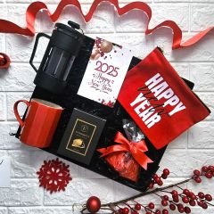 Happy New Year Red No:2 - Yeni Yıl Hediye Kutusu