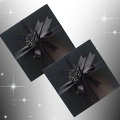 Siyah Hediye Kutusu Siyah Premium (25 x 25 x 10 cm)