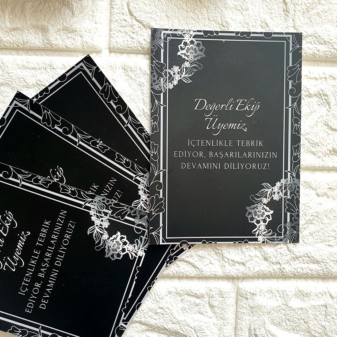 Kurumsal Hediye Not Kartı No:6